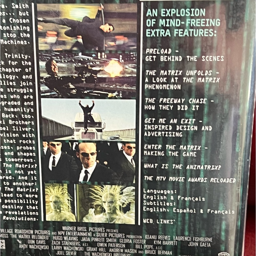 Matrix Reloaded DVD Widescreen Edition - Picture 5 of 5